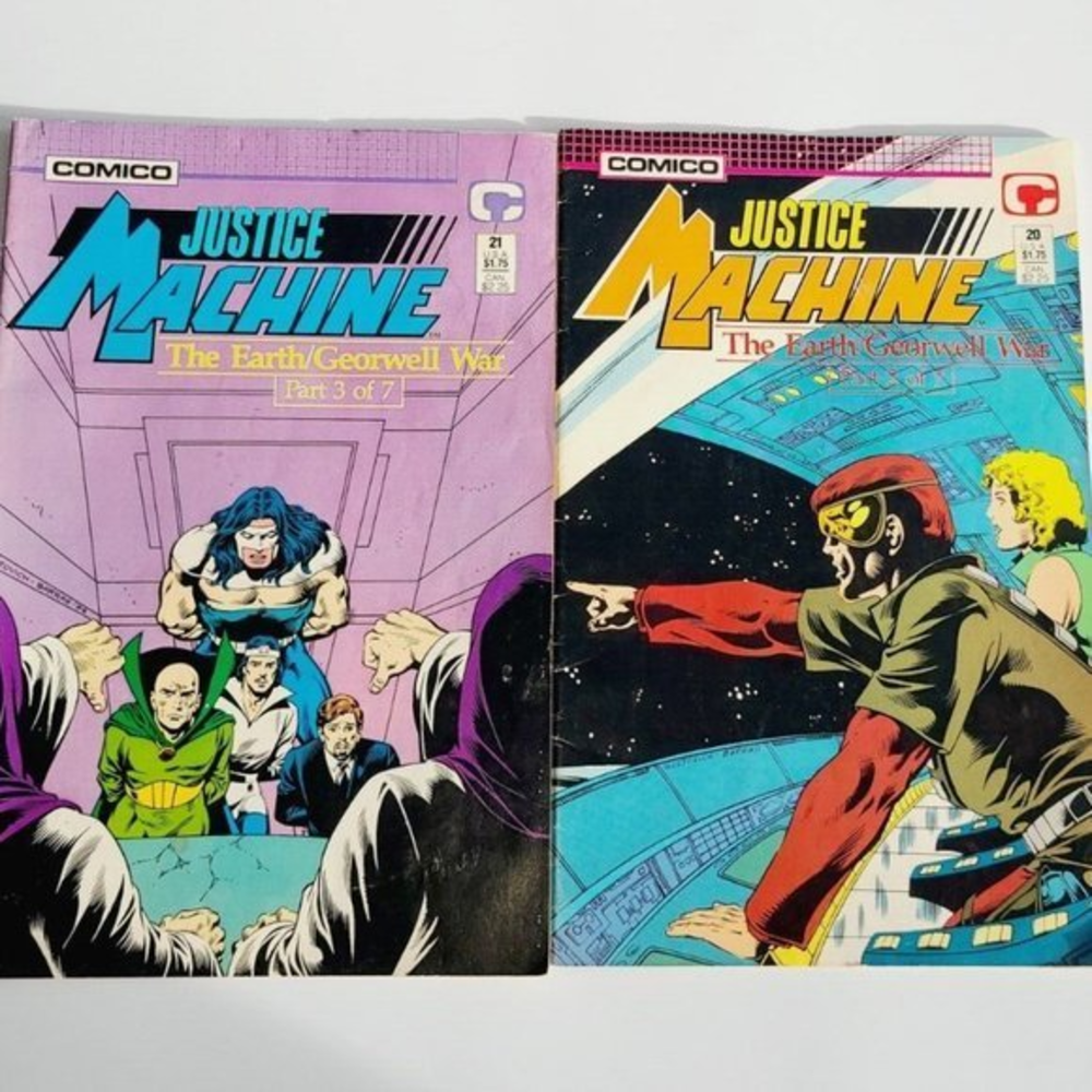 Comico Justice Machine Comics